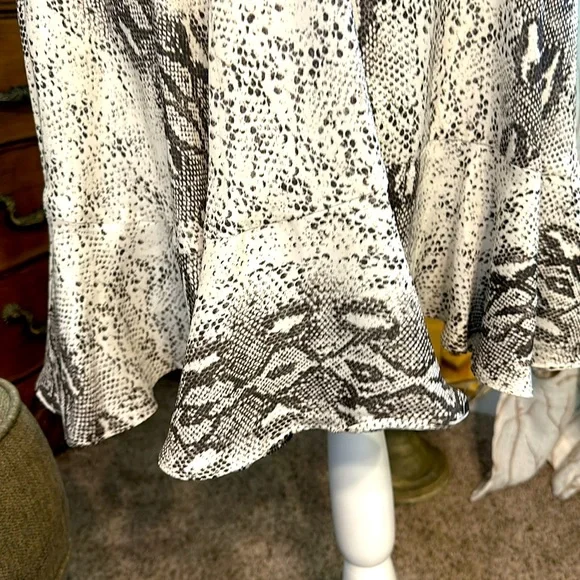 Mare Mare Anthropologie Snakeskin Mini dress with pockets Large worn once - Picture 8 of 15